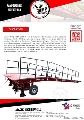 AZ RAMP- KING VERSION, BIG FOOT - L25T AZ RAMP KING VERSION, BIG FOOT - L25T