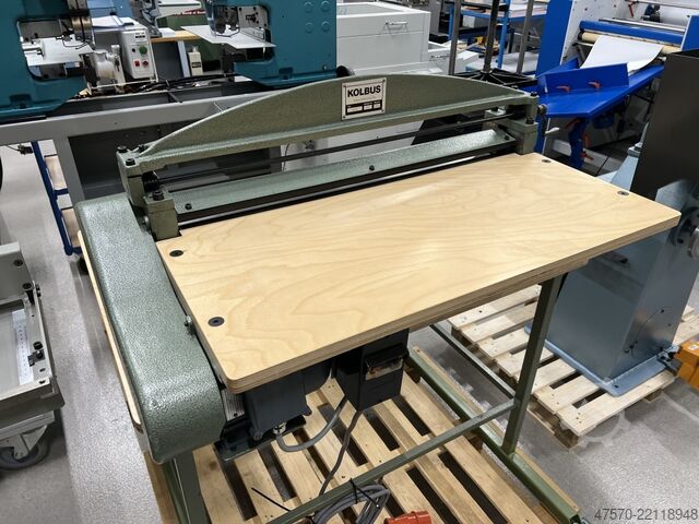 Buchbindemaschine, Umschlagbieger Kolbus VDB Cover bender