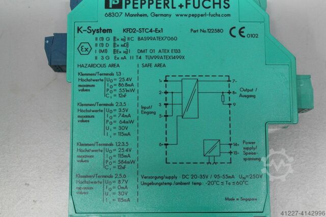 Stroomvoorziening zender Pepperl+Fuchs KFD2-STC4-Ex1