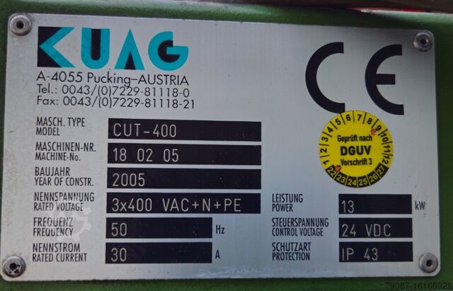 CSŐFŰRÉSZ KUAG CUT-400 KUAG CUT-400