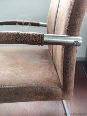 6 x sillas de oficina tipo cantilever  