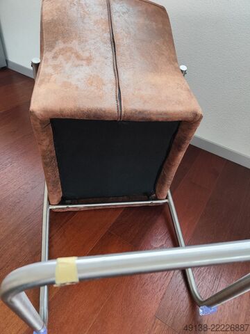 6 x sillas de oficina tipo cantilever  