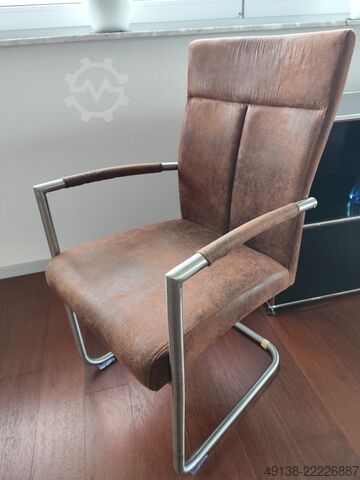 6 x sillas de oficina tipo cantilever  