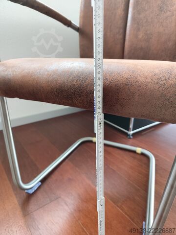 6 x sillas de oficina tipo cantilever  
