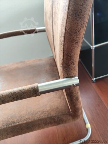 6 x sillas de oficina tipo cantilever  