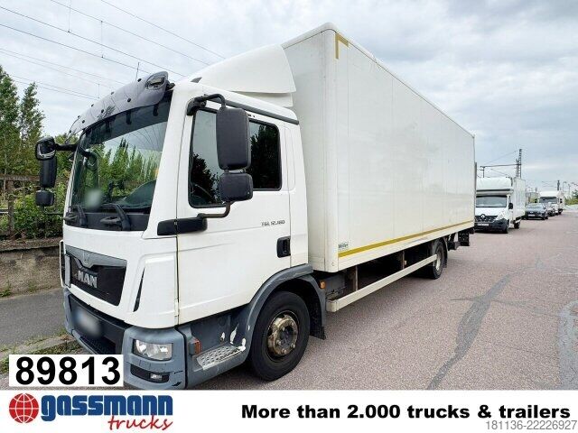 Camión caja MAN TGL 12.180 4X2 BL mit LBW BÄR