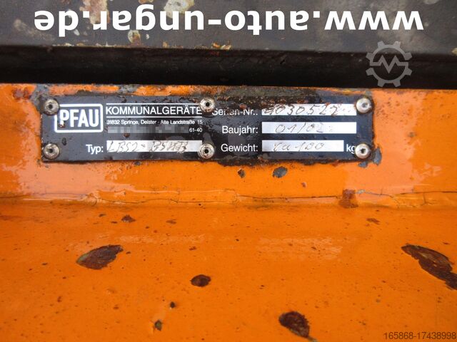 Φτυάρι χιονιού Pfau LBS 180 Anbauträger und Schneepflug Wint