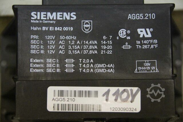 Şebeke trafosu Siemens AGG5.210