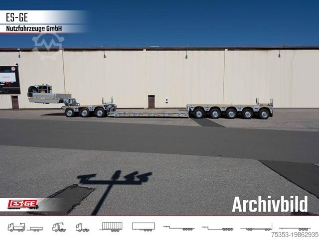 Tieflader-Sattelauflieger FAYMONVILLE MAX Trailer 3+5 Tiefbett Kombination ATX