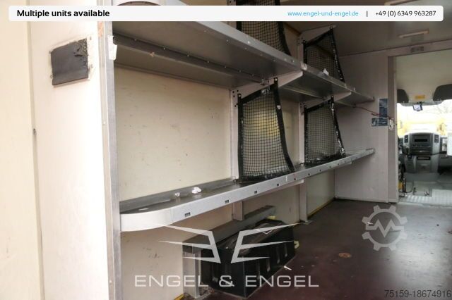 Dobozos furgon mercedes-benz SPRINTER 310 CDI MAXI EURO-5 KOFFER REGALE KAMERA DURCHGANG COC