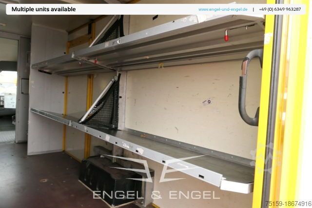 Dobozos furgon mercedes-benz SPRINTER 310 CDI MAXI EURO-5 KOFFER REGALE KAMERA DURCHGANG COC