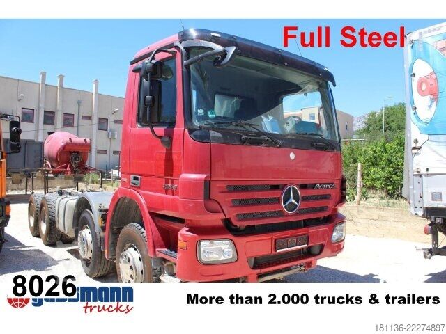 Chassi de caminhão Mercedes-Benz Actros 3241 B 8x4/4, 2x Nebenantrieb