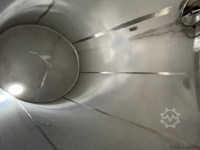 Δεξαμενή από ανοξείδωτο χάλυβα 14000l , χάλυβας 316L 140hl