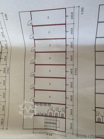 Modulo container costruito da 24 pezzi. Baucontainer Hochburg Container
