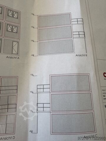 Modulo container costruito da 24 pezzi. Baucontainer Hochburg Container
