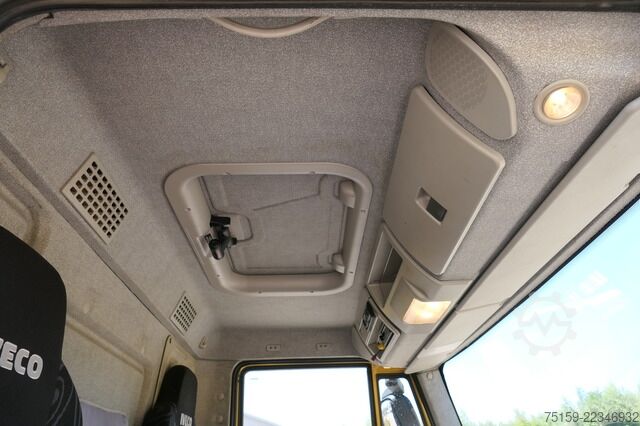 Vrachtwagen met bakwagen iveco EuroCargo ML 75 E 16 P LBW LUFT AUTOMATIK COC