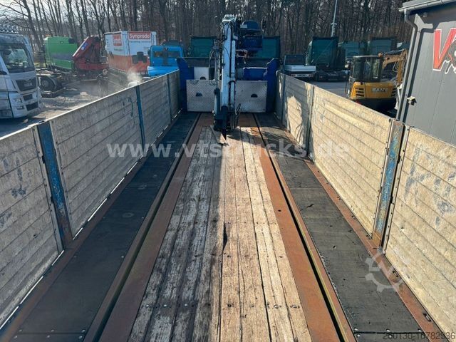 Oplegger PACTON T3-003 Steinauflieger + Kennis Rollkran