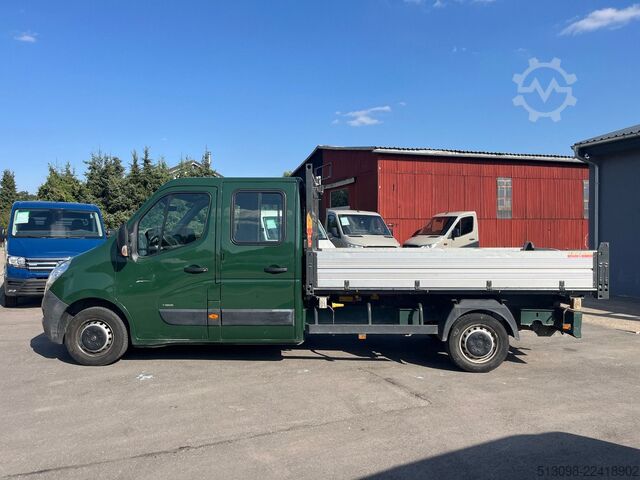 Furgone ribaltabile OPEL MOVANO DoKa 3 SEITENKIPPER AHK LANGVERSION