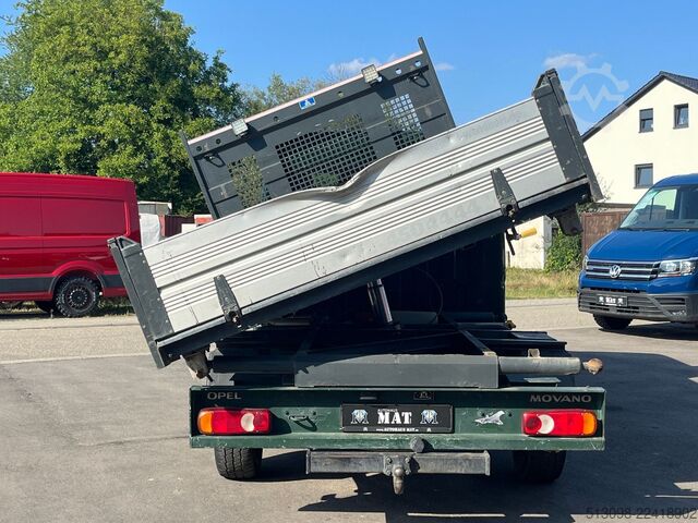 Furgone ribaltabile OPEL MOVANO DoKa 3 SEITENKIPPER AHK LANGVERSION