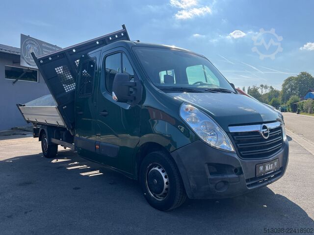 Furgone ribaltabile OPEL MOVANO DoKa 3 SEITENKIPPER AHK LANGVERSION