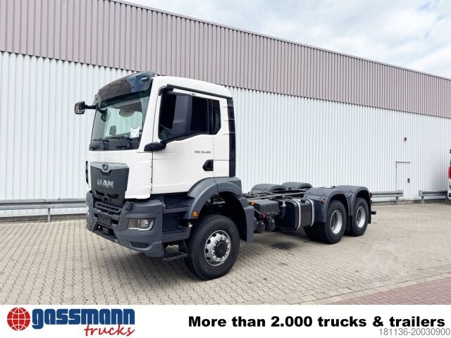 Haakarm vrachtwagen MAN TGS 33.480 6x6 BB CH, Hohe Bauart, Nebenantrieb