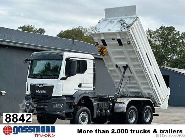 Kiepwagen MAN TGS 33.480 6x6 BB CH, Hohe Bauart, Nebenantrieb