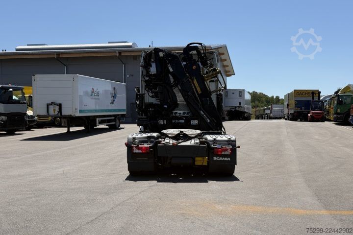 Trattore stradale standard Scania G490 6x2 Hiab 165ZT Holzkrane / Swiss-Vehicle
