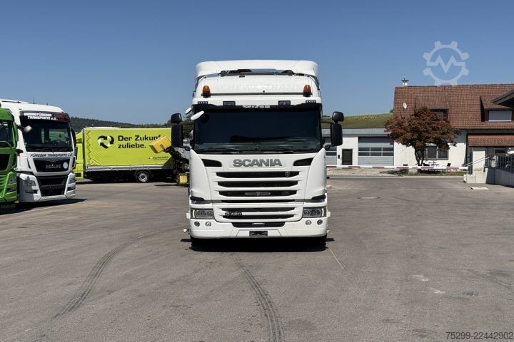 Trattore stradale standard Scania G490 6x2 Hiab 165ZT Holzkrane / Swiss-Vehicle