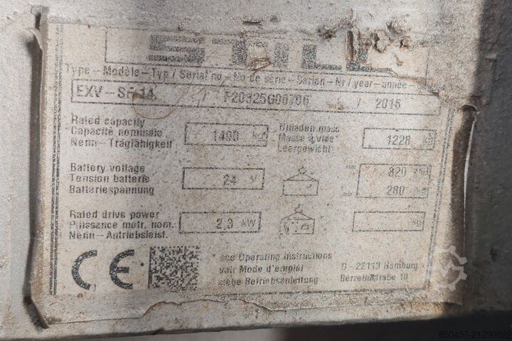 Sztaplarki paletowe Still EXV-SF14