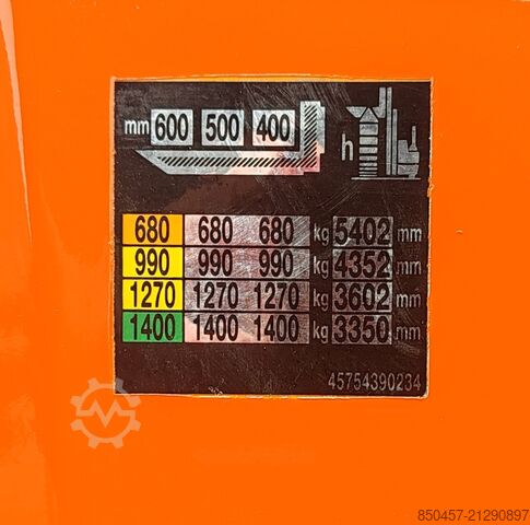 Sztaplarki paletowe Still EXV 14 LION 5.3m/ 2022y/ 2750mh