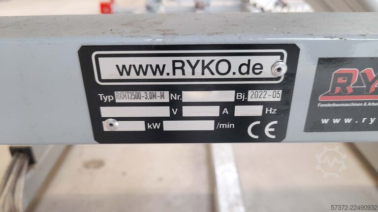 Montážní stůl na roletové skříně Ryko RKMT 2500-3.0M-M