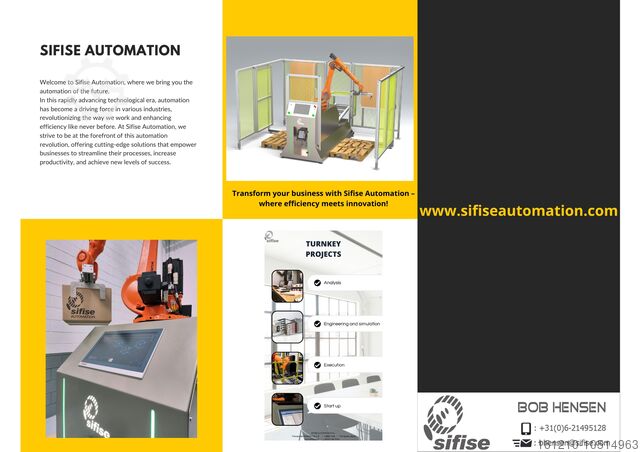 Sifise Kuka New Palletizer Sifise Automation Industrial Palletizer