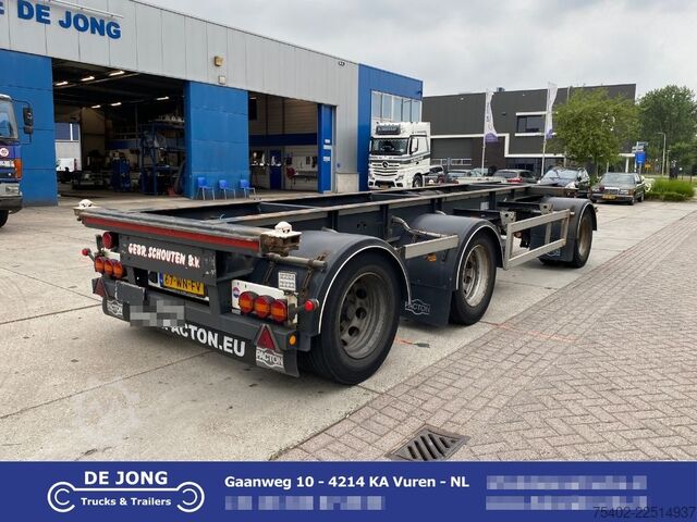 Μεταφορά εμπορευματοκιβωτίων Pacton AXC.330 AXC330 / 20 FT Container Chassis Aanhan...