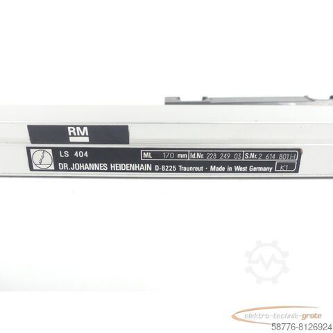 Heidenhain component Heidenhain LS 404 ML 170 . 228 249 03 SN:2614801H + LS 403 - ungeb.! -