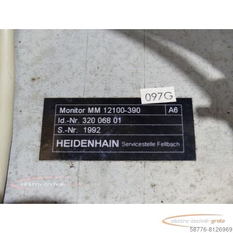 Component Heidenhain MM 12100-390 Monitor . 320 068 01