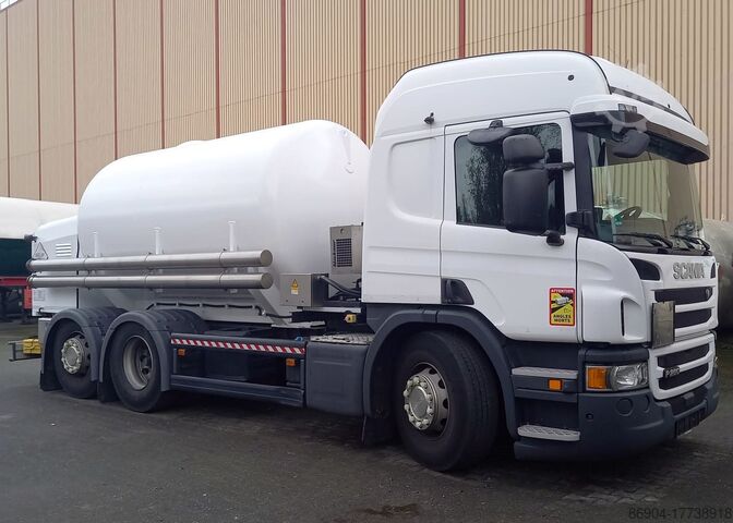 Tankwagen Scania transport argon Orca Scania 8,2 m3 tank gas argon cryogenic
