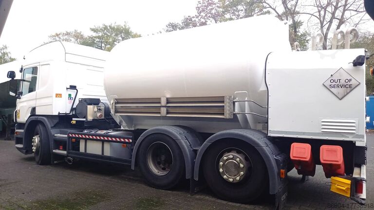 Tankwagen Scania transport argon Orca Scania 8,2 m3 tank gas argon cryogenic