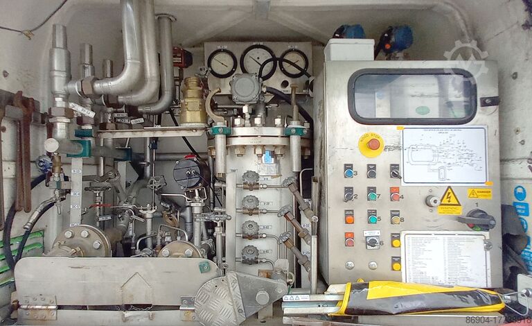 Tankwagen Scania transport argon Orca Scania 8,2 m3 tank gas argon cryogenic