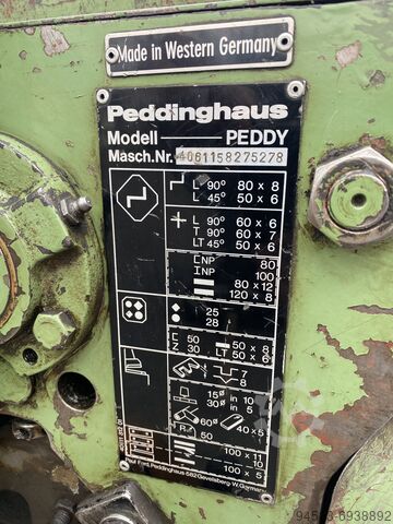 Profile steel shears Peddinghaus Peddy