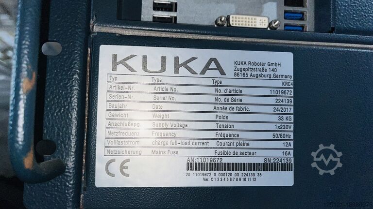 Industriel robot KUKA KR10 R1100 sixx