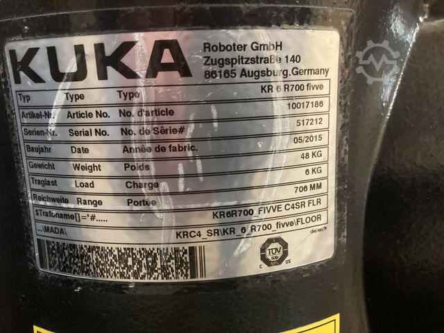 Průmyslový robot KUKA KR 6 R700 fivve