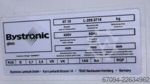 Szigetelőüveg-gyártó gép Bystronic BA SL 2,3 2,5