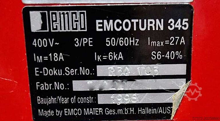 Tokarka CNC Emco Turn 345