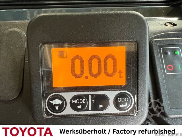 LPG-vorkheftruck Toyota 02-8 FGF 25, Waage