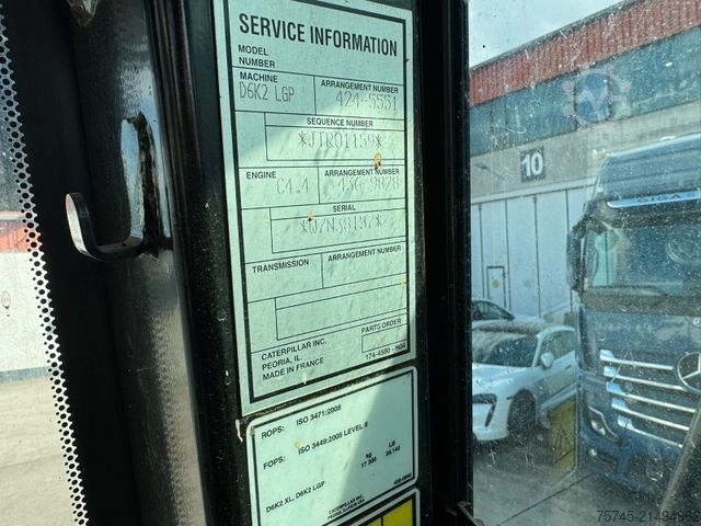 Walsmachine CATERPILLAR D6K LGP * 6 WEGESCHILD * KLIMA * SCHECKHEFT CAT