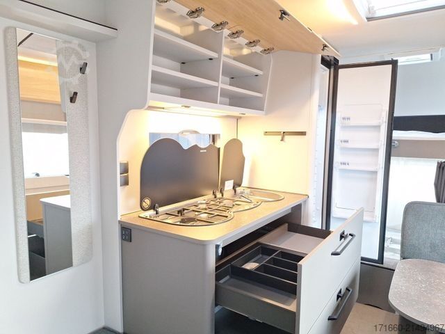 Caravan BÜRSTNER B66 480 TK Dusch-Paket, 1600kg, Radträger