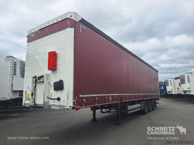 Semi-reboque aberto com lona Schmitz Cargobull Curtainsider Standard Taillift