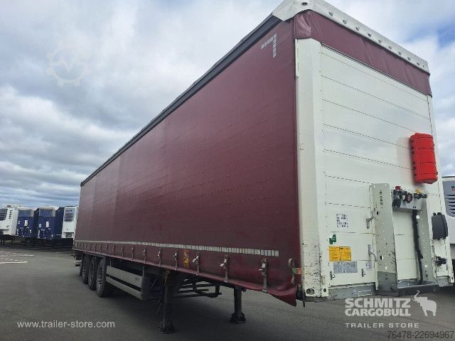 Semi-reboque aberto com lona Schmitz Cargobull Curtainsider Standard Taillift