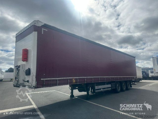 Semi-reboque aberto com lona Schmitz Cargobull Curtainsider Standard Taillift