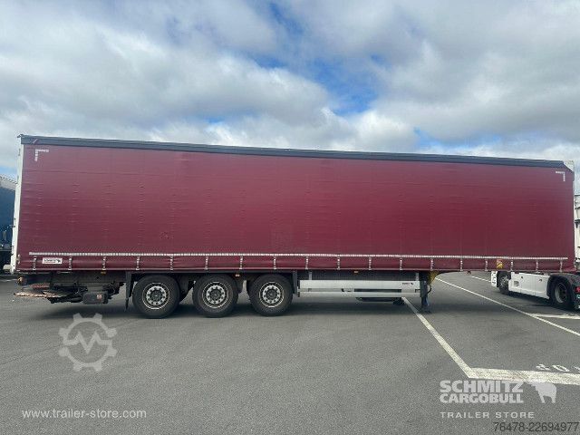 Semi-reboque aberto com lona Schmitz Cargobull Curtainsider Standard Taillift